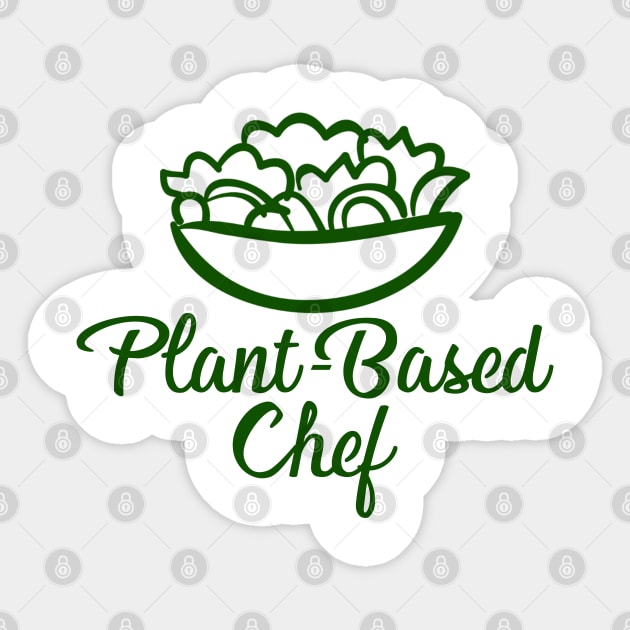 Plant-Based Chef Sticker by giovanniiiii